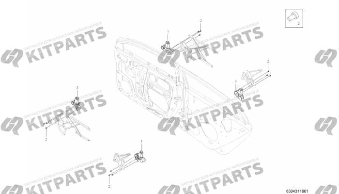 Мотор стеклоподъёмников Lifan Solano New (2014-2016 г.в.)